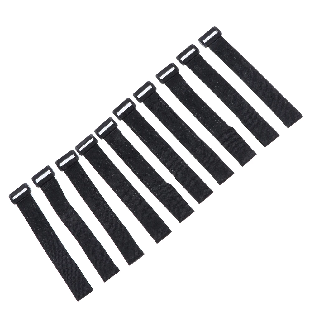 10Pcs Fishing Rod Belt Bands Nylon Webbing Compression Bag Backpack Luggage