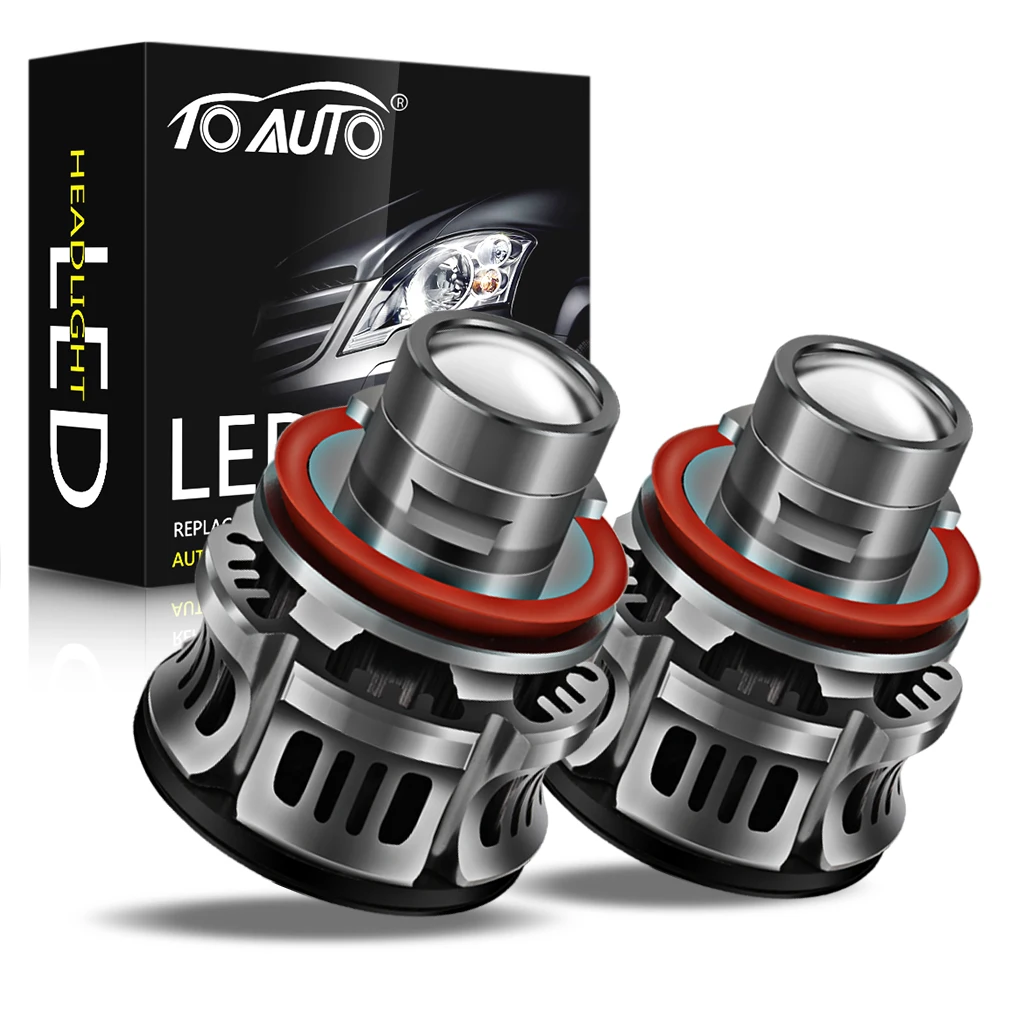 2 pces mini h11 9005 hb3 9006 hb4 lâmpadas led canbus carro luzes de nevoeiro 2400lm super potência 50w condução automática luzes running nenhum erro 12v
