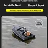 16 GPS 500M Fixed Speed Cruise RC Bait Boat 6Hour Yaw Automatic Calibration Waterproof Nigh Lighting High Speed RC Fishing Boat 4