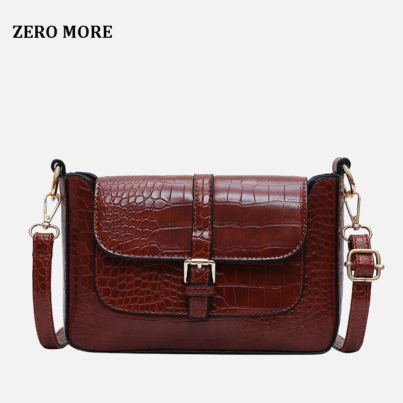 Belt Designer Pu Leather Crossbody Bags For Women 2019 Shoulder Messenger Bag Lady Stone Pattern Travel Handbags and Purse |