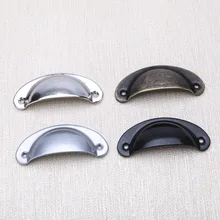 Напрямую от производителя Ручка ящика в виде ракушки ручка полукруг металлическая ручка домашняя ручка в настоящее время доступна