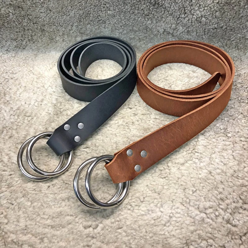 Oseberg Viking Double O Ring Belt Knot Medieval Varyag Pagan Barbarian Waist Accessory Renaissance Antique Girdle Waistband Men Boys Costume Accessories Aliexpress