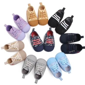 

Baby Boys Shoes For Girls Sneakers Breathable Letter Floral Print Anti-Slip Shoes Soft Soled First Walkers Spring Autumn