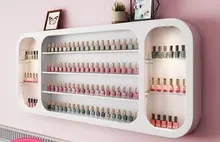 

Modern manicure rack, wall hanging display cabinet, nail oil storage rack, nail polish storage rack, cosmetic rack.