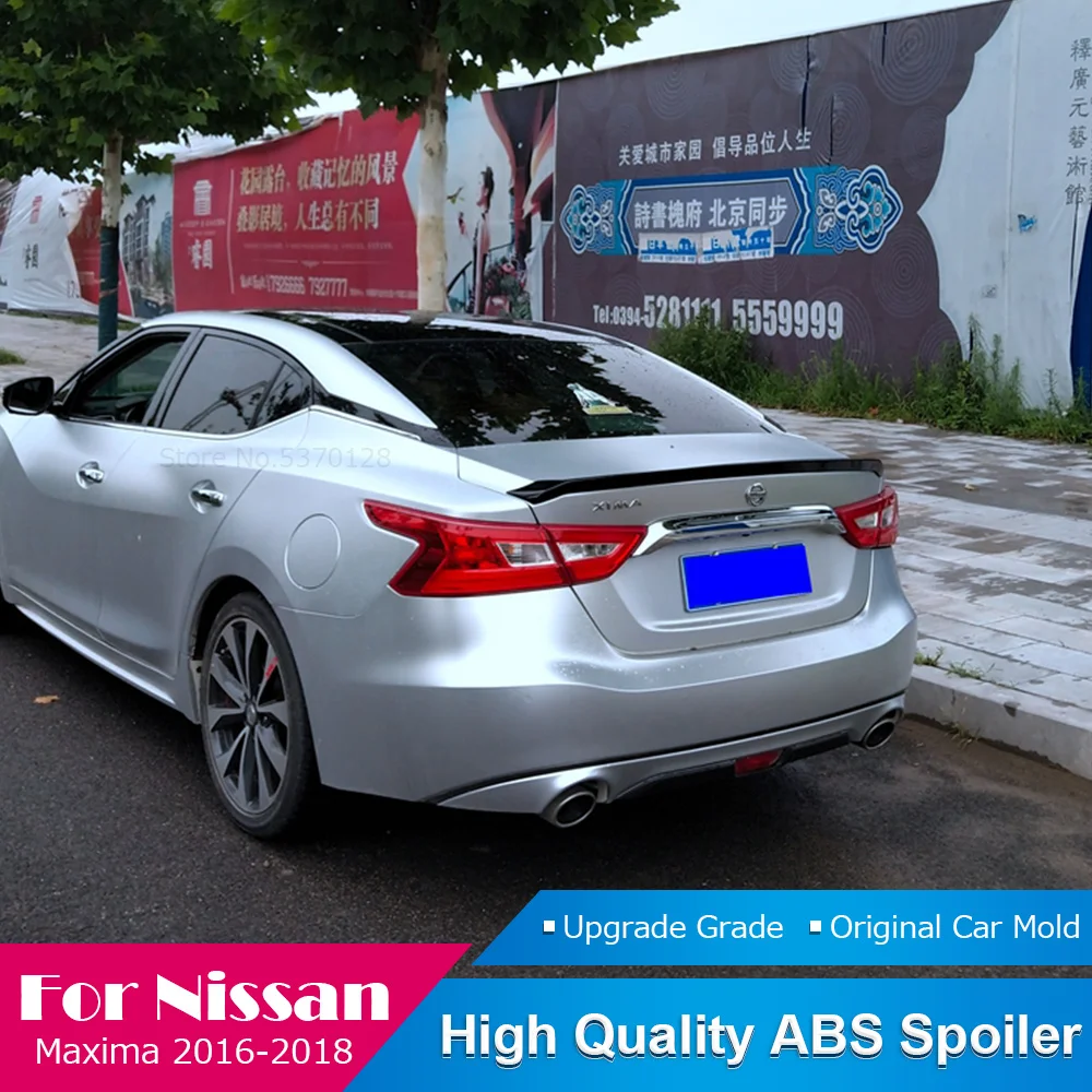 AITWATT для Nissan Maxima белый спойлер 2016 2017 2018 высокое качество АБС пластик
