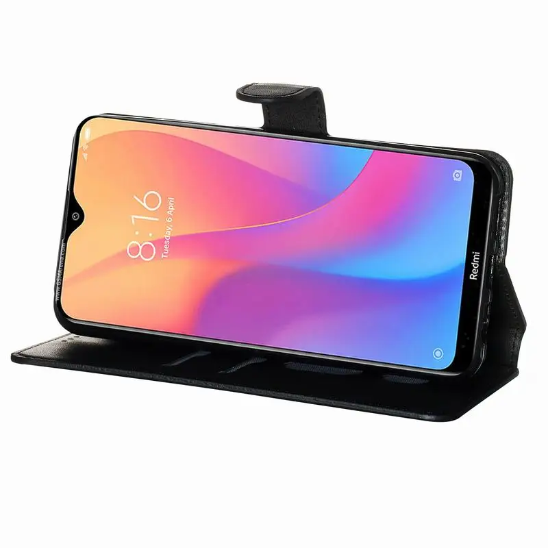 Чехол для Xiaomi Redmi 8 кожаный чехол книжка С Откидывающейся Крышкой телефона 8A с
