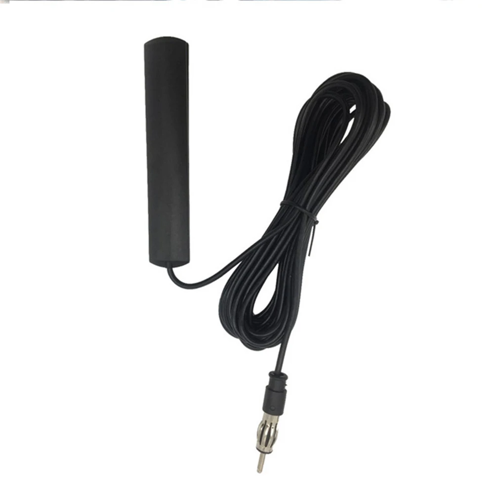 

Universal Car Radio Patch Antenna Aerial With 5M Stability Signal Cable ANT-309 85-112MHz DC 12V Signal Enhance Device 4