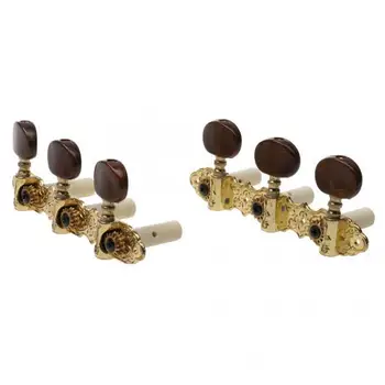 

Gold Plated Classical Guitar Tuner String Tuning Pegs Machine Head Key Gold