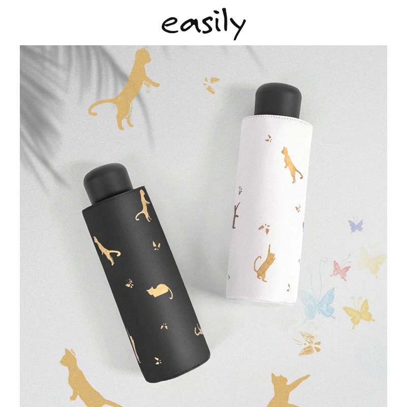 Small Umbrella Rain Women Kids Folding Windproof Mini Japanese Capsule Cute Umbrellas Outdoor Guarda Chuva Ladies Parasol E5 | Дом и сад