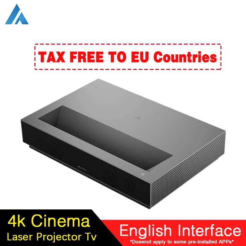 Youpin Fengmi 4k лазерный проектор Кино 150 дюймов ALPD светильник источник 4K 3D 2Гб 64Гб bluetooth