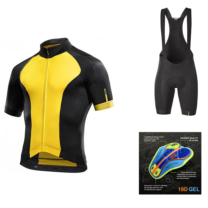 Mavic одежда для велоспорта Pro Team/дорожный велосипед одежда для гонок быстросохнущая Мужская велосипедная футболка комплект Ropa Ciclismo Maillot - Цвет: style 3