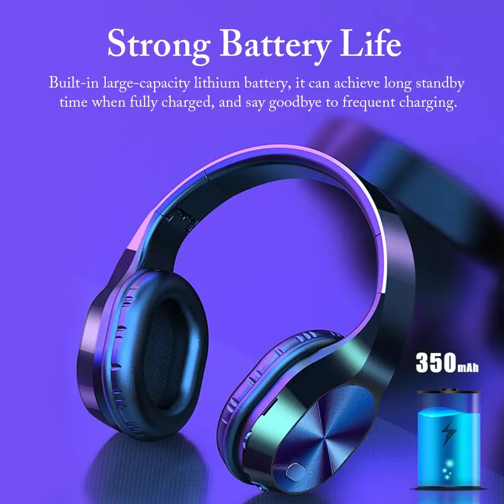 T5 9D Surround Sound Bluetooth 5 0 Wireless Headset In ear HiFi Noise Canceling Gaming Headphone With Microphone Support TF Card