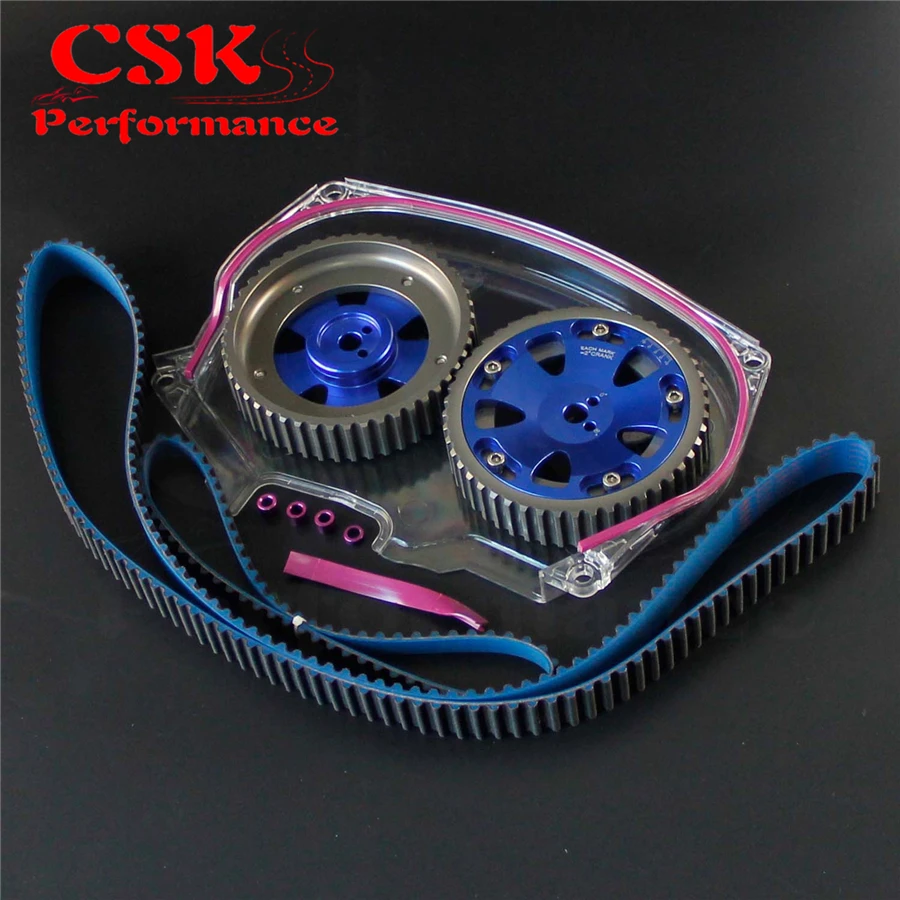 Чехол для гоночного ремня ГРМ + шкив камеры ремень подходит Lancer Evolution 4G63 EVO 4 5 6 7 8