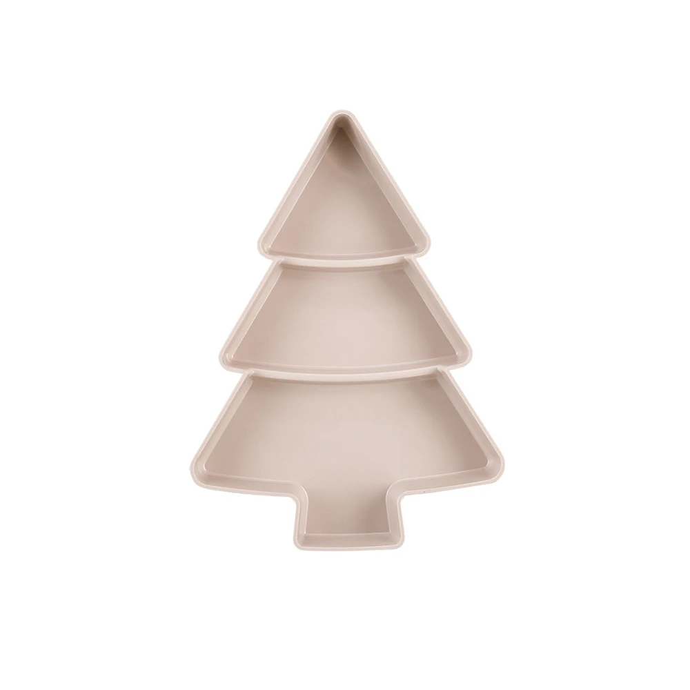 Christmas Tree Shaped Candy Fruit Dish Plates Family Dessert Snack Dish Simple Party Home Maintenance Tray Plate Tableware - Цвет: 01