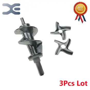 

3Pcs Meat Grinder Parts Aluminum Meat Grinder Knife Meat Grinder Propeller #5 Blade Mincer Knife Fits Moulinex