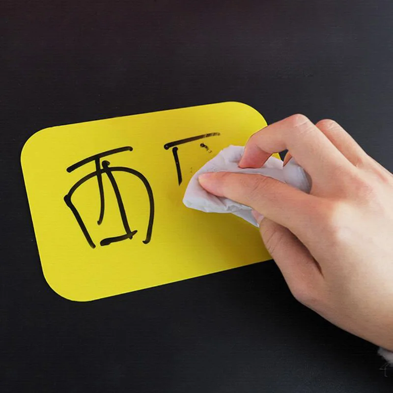 

20pcs Pvc Price Tag Plastic Card Pop Supermarket Store Shop Fruits Vegetables Name Sign Memo Erasable Blackboard