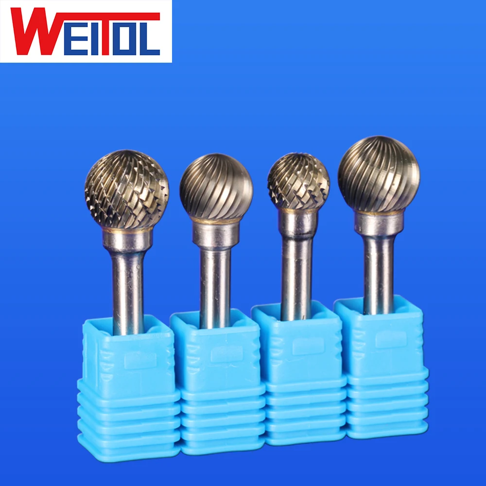 WeiTol Тип D 6 мм хвостовик вольфрамовый Карбид Фрезерный резак вращающийся