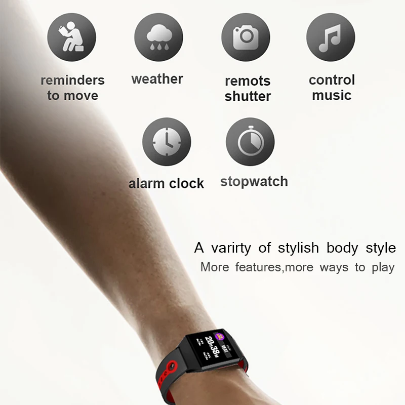 gps Смарт-часы IP67 Водонепроницаемый фитнес-трекер пульсометр монитор кровяного давления спортивный смарт-браслет Поддержка Android IOS