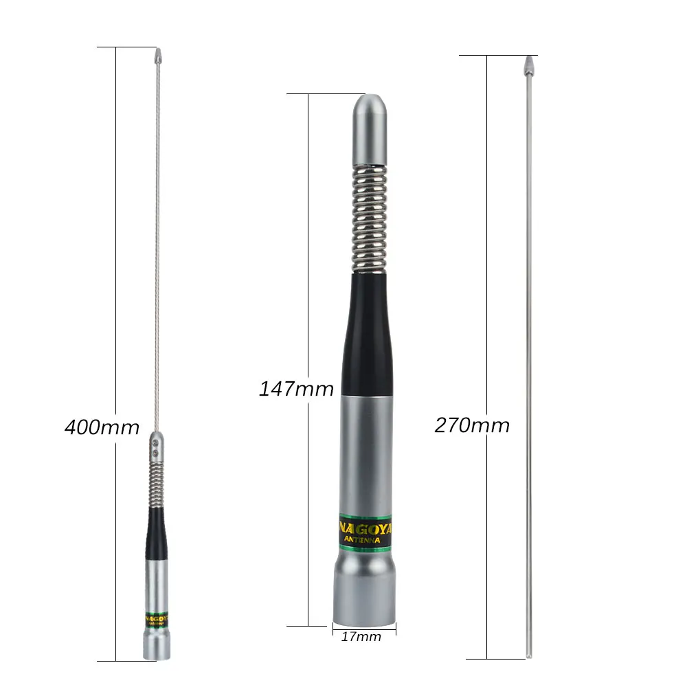 NAGOYA SP 40 VHF UHF Двухдиапазонная 100 Вт PL259 антенна для Yaesu ICOM Kenwood TYT QYT KT 8900D Baojie BJ 318
