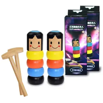 

Small Wooden Man Halloween Magic Tricks Funny Toy Stage Magic Props Funny Wooden Magic Toy Gift NEW