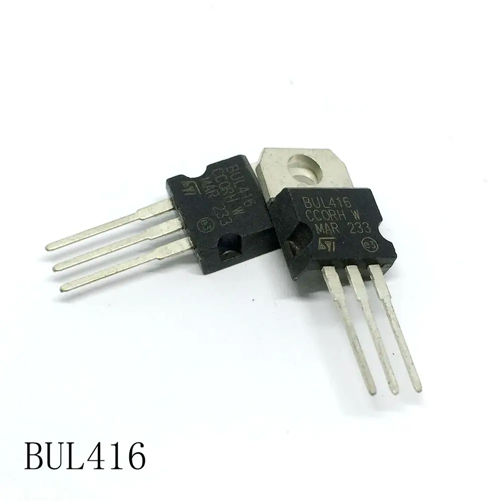 Новинка блестящий транзистор BUL416 TO-220 6A/800V 10 шт./лот | Инструменты