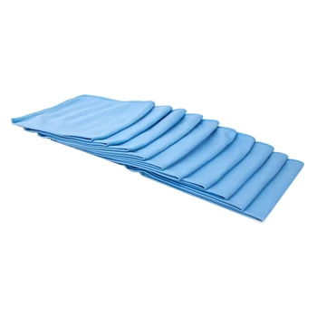 

Microfiber Glass Cleaning Cloths,Quickly Clean Windows, Windshields, Mirrors, and Stainless Steel - 10 Pack (16X16 In)