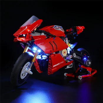 

LED Light Kit For 42107 Technic Motorcycle Ducati Panigale V4 R Toys Building Blocks Model Lighting Set