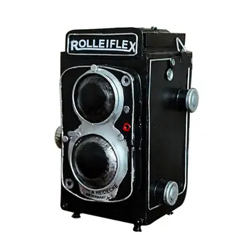 

Creative Home Decoration Iron Model Knick-knacks Vintage Camera Model Black Interior Bar Living room Bedroom Decoration