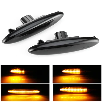 

2x Flowing Water LED Side Marker Turn Signal Light Blinker For Toyota Highlander Soarer Kluger GSU 4 For Lexus IS250 IS350 SC430
