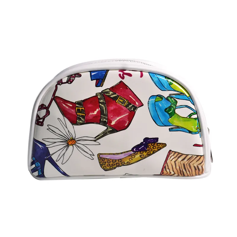 

Satin Foaming Polyester Material Wash Bag Customizable Promotional Colour Printing Cosmetic Bag mmkoo liao Storage Bag New Europ