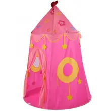 Портативная детская палатка для дома, для детей, для использования в помещении, на открытом воздухе, Спорт, океан, мяч, бассейн, складные игрушки, Замок принцессы, настоящая Игровая палатка