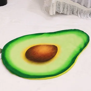 

Machine Washable 3D Simulation Fruit Lamb Plus Velvet To Keep Warm Pet Mat Small Dog Cat Puppy Avocado Blanket Pet Mat 20Jan10