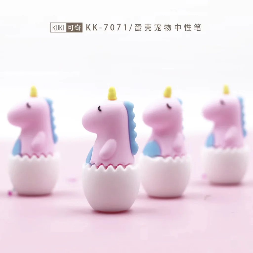 32 шт./лот Kawaii маленький динозавр яичная скорлупа животные гелевая ручка для