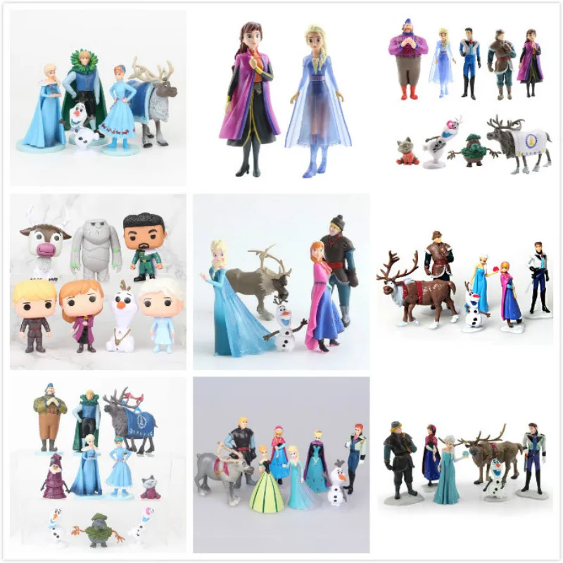 Фотофигурка модели Disney Холодное сердце 2 Эльза Анна Кристоф Олаф набор
