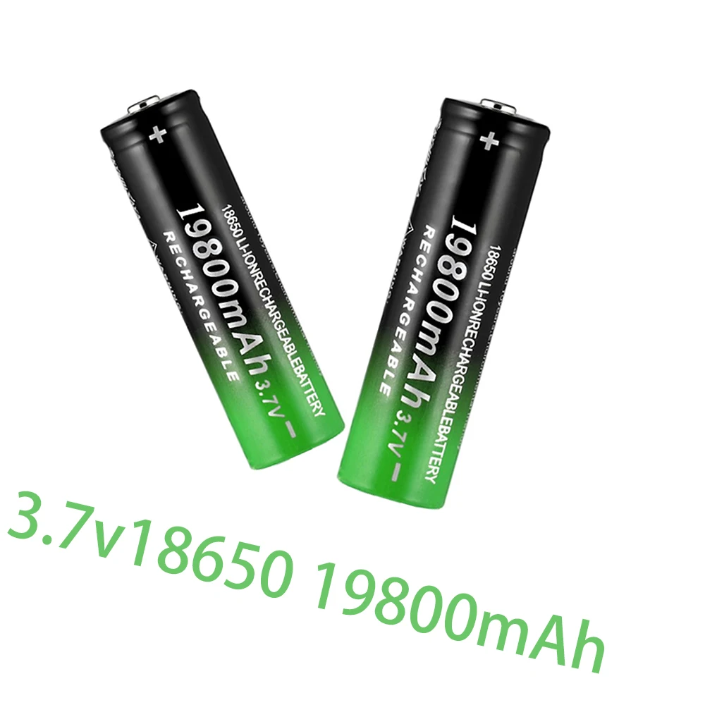 Batería de iones de litio 2021 para linterna LED o dispositivos electrónicos, batería recargable de 18650 mah, 19800 V, novedad de 3,7