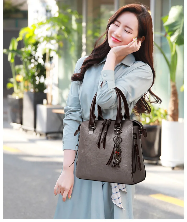 4 pcs/Set Women Composite Bag High Quality Ladies Handbag Female set bag Leather Shoulder Messenger Bag Tote Bag Bolsa feminina