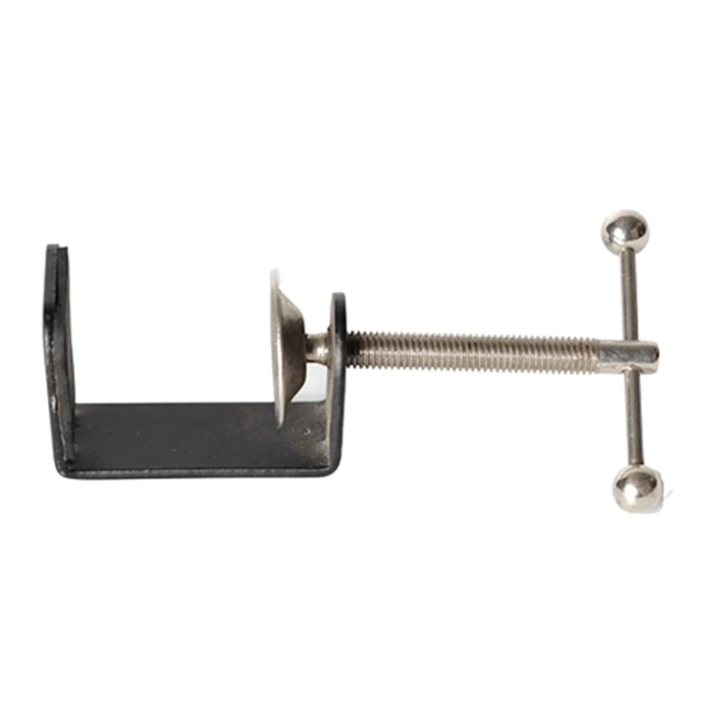 Universal C Shape Table Mount Clamp Fittings Metal Desk Clip Hose Microphone Stand Base