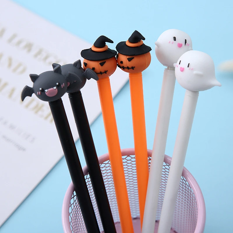 1Pcs Cute Gel Pens Cactus Koala Black Cat Kawaii Stationery Funny School Office Supply Anime Rollerball Writing Ink Pen Material