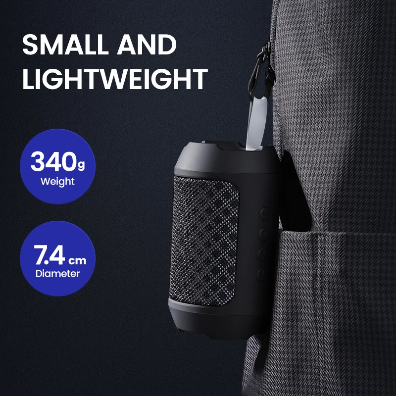 KUULAA Bluetooth динамик Портативный беспроводной громкий динамик s для телефона компьютера стерео музыки объемные водонепроницаемые напольные колонки коробка