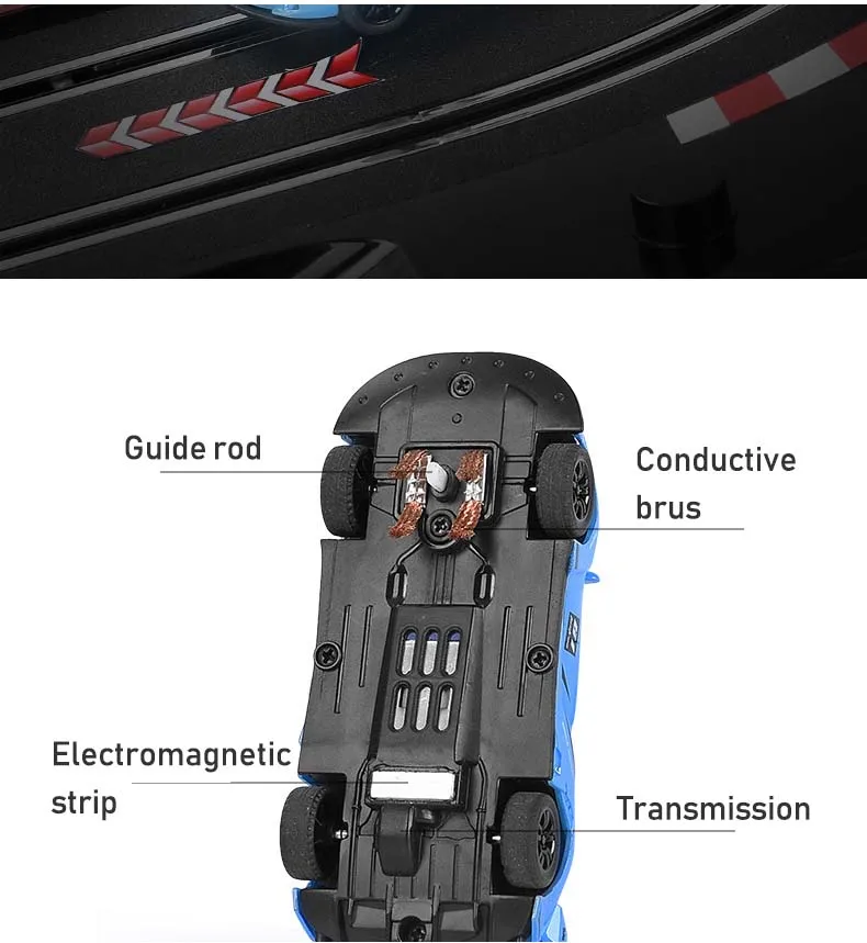 Двойной электрический гоночный трек игрушка электрический Автозапуск цепи Voiture гоночные треки для мальчика пульт дистанционного управления Слот автомобильные игрушки для детей