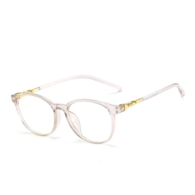 

2019 Korean version of the temperament flat mirror retro glasses frame transparent color men and women simple versatile glasses