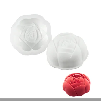 

3D Rose Silicone Forms Cake Molds Silicone Baking Pan Cake Decorating Tools Pastry Mould Design Baking Dish Bakeware