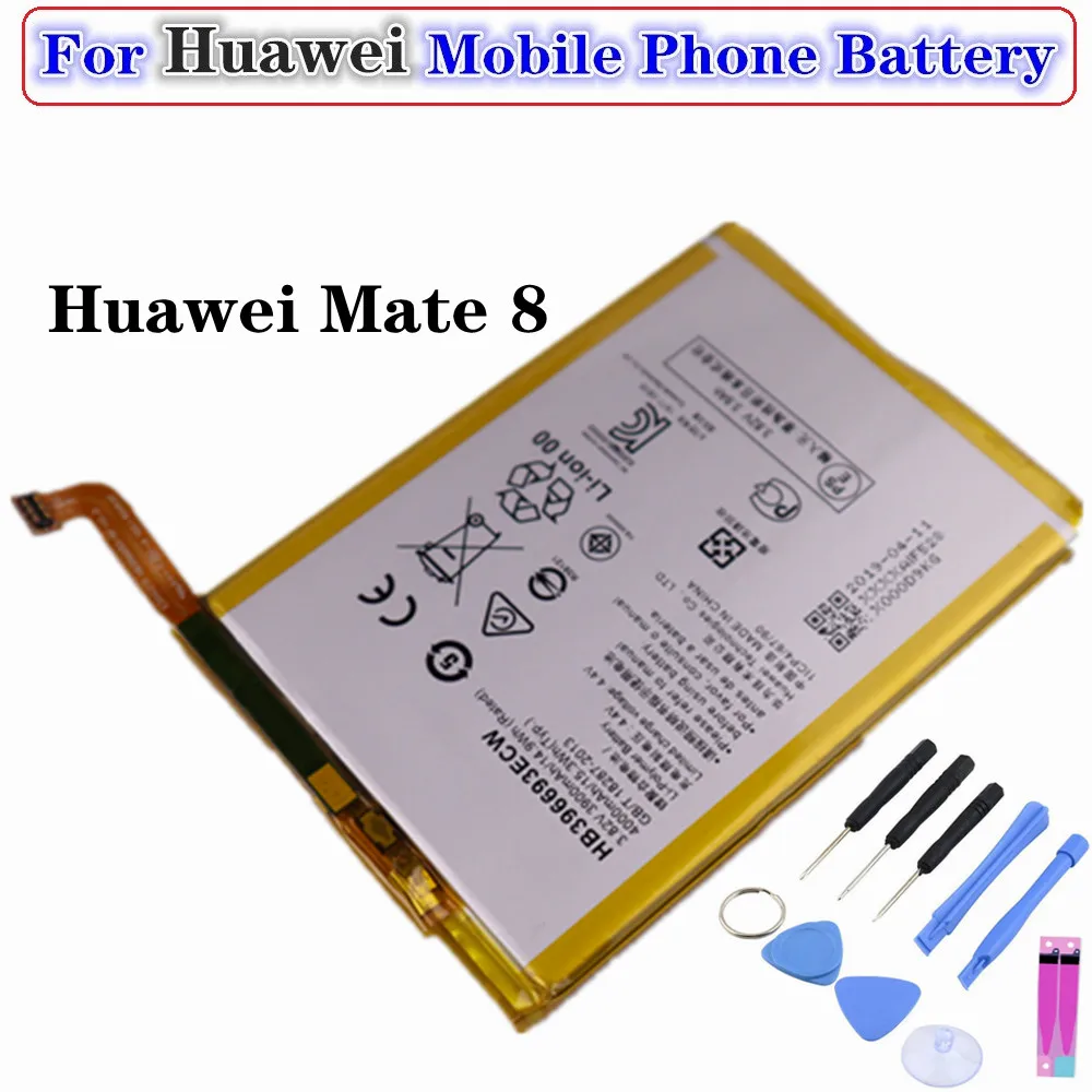 HB396693ECW Battery For Huawei Mate 8 NXT-AL10 NXT-TL00 NXT-CL00 NXT-DL00 NXT-L09 NXT-L29 mate8 4000mAh High Quality + Tools | Мобильные
