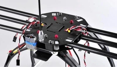 DIY Антенна gps Зажим крепежа основы складной металлический gps Поддержка держатель с угольным стержнем для мультикоптера FPV Quadcopter gps