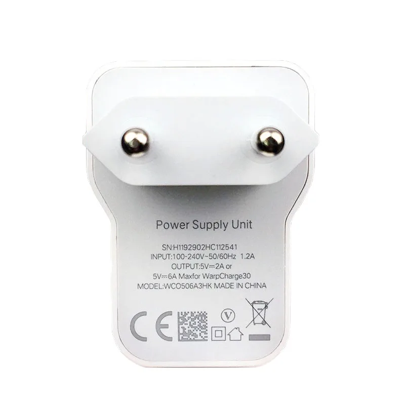 Adaptador de Carregamento Rápido para Oneplus Carregador de Urdidura Cabo tipo c 30w 6a 6t Mais 3t Mais 5t 20w - Image 2