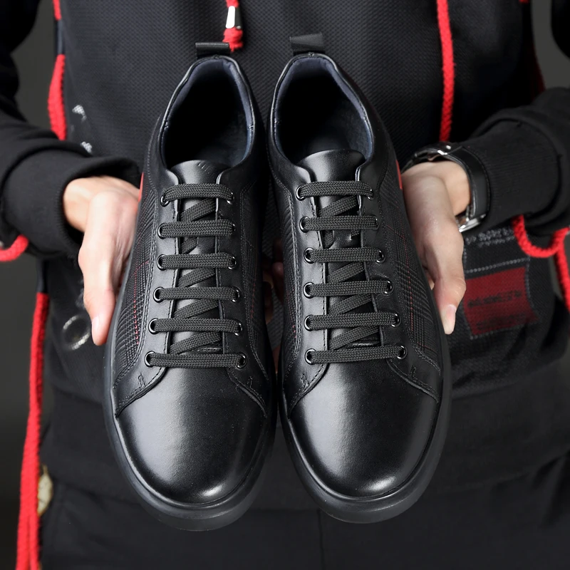 

Fashion Lace-up Loafers Male Genuine Leather Casual Men Shoes Handmade Casual Driving Shoes Men Flats Male Loafers HC-454
