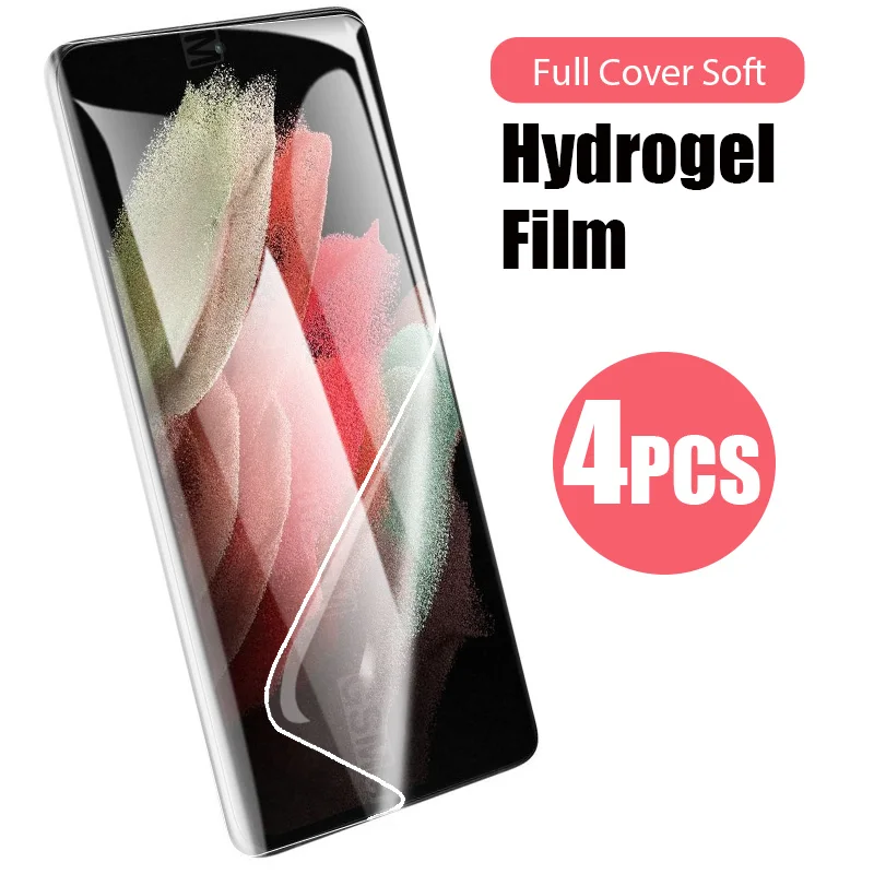 4 Hydrogel Film for Samsung galaxy S21 Ultra S20 FE S10 S10E S9 S8 plus