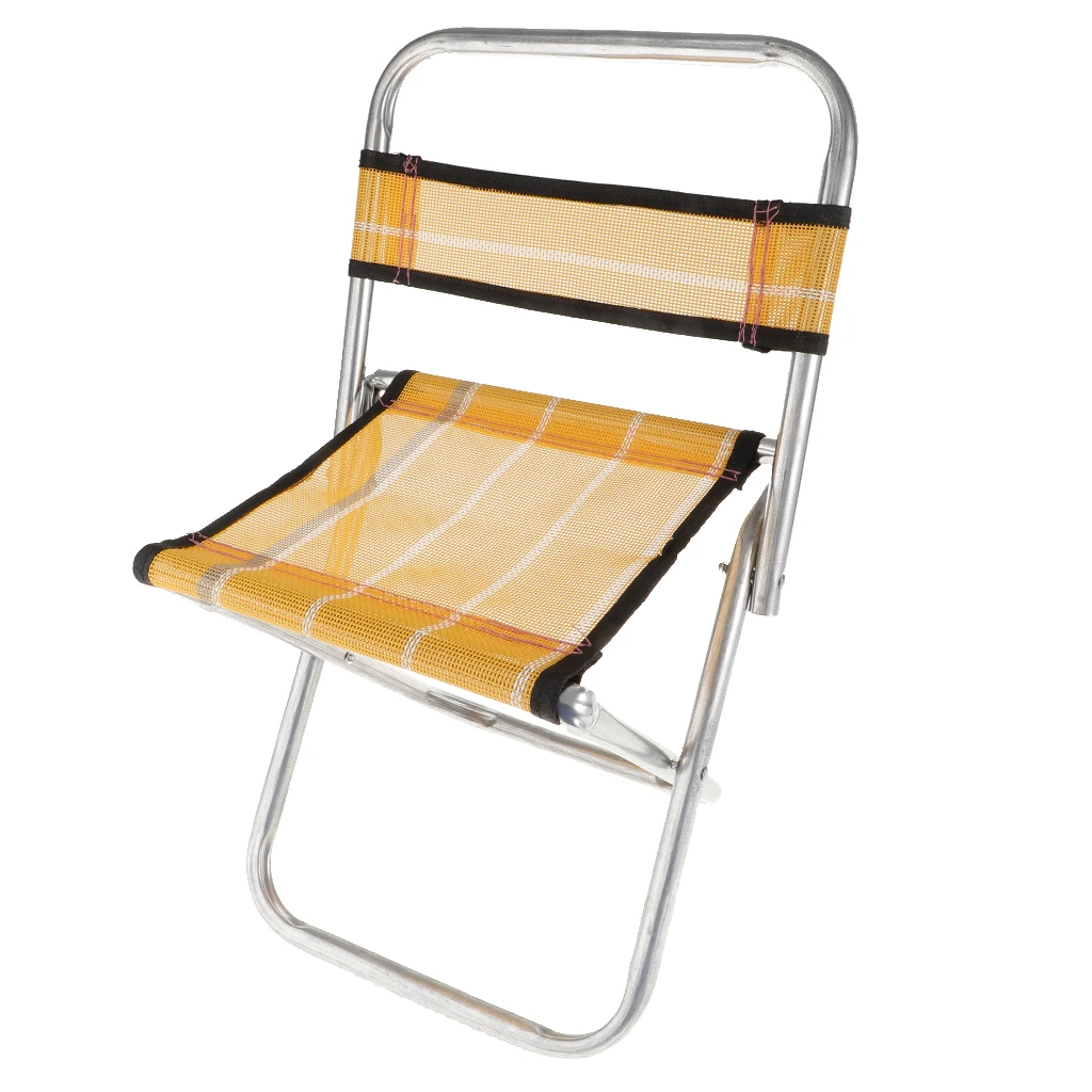 Outdoor Lightweight Portable Folding Chair Fishing Beach Camping BBQ Seat, Strong and Durable