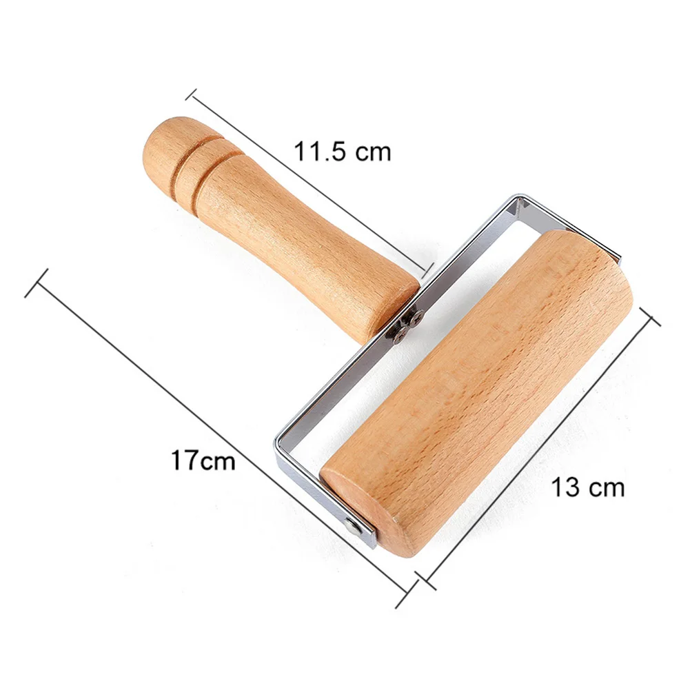 Wooden Rolling Pin, Hand Dough Roller for Pastry, Fondant, Cookie Dough, Chapati, Pasta, Bakery, Pizza Kitchen Tool