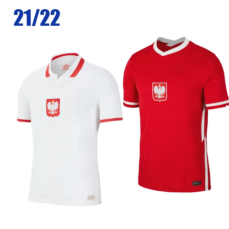de fútbol de Polonia fútbol camisa maillot de países de casa uniforme de fútbol de 2021/2022|Camisetas de fútbol| - AliExpress
